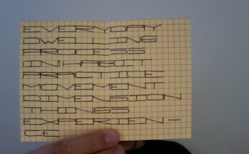 The impersonation trough new typography