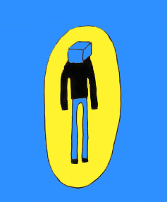 Colouring a drawing of the notebook digitally