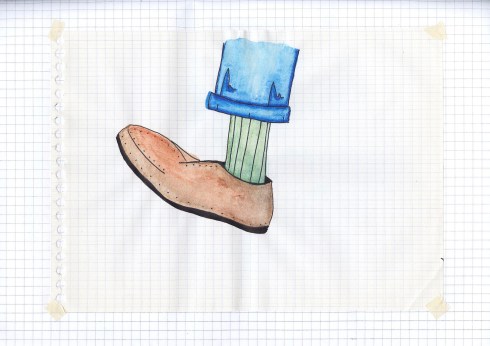 Drawing some else's foot