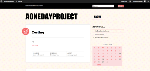 Doing a project in front of people to show how a project it's done.