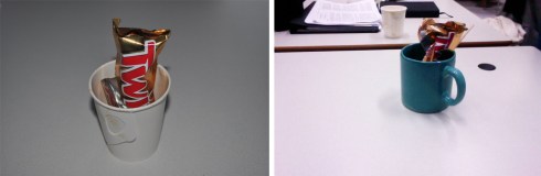 The repetition of the awareness