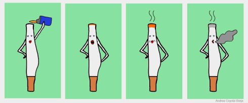 Pregnant cigarrette