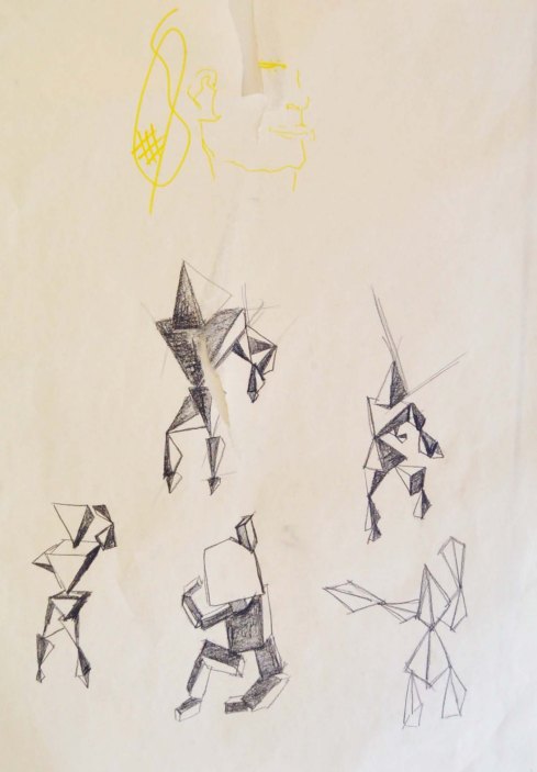 Towards the human figure.