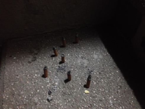 Leaving all the cigarettes standing.