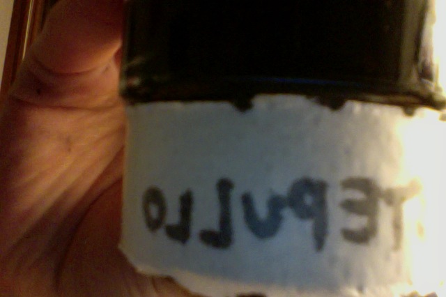 Labeling things around the studio on Finnish.