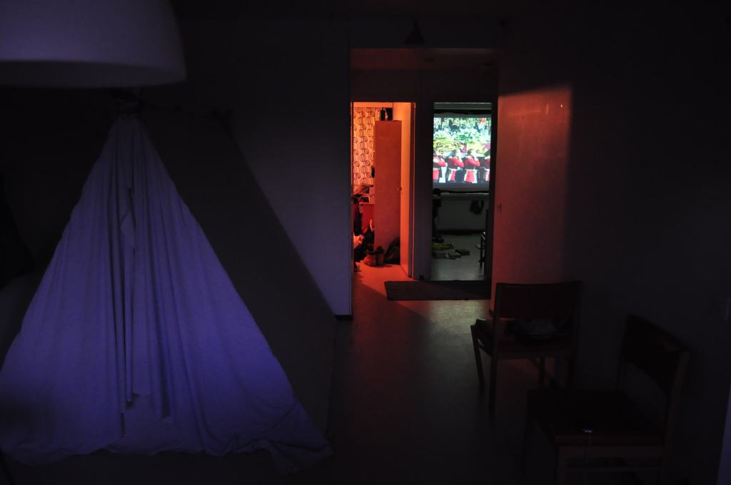 The back projection of the rear image event