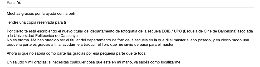 Retrieving an e-mail from 8 years ago to pursue an overdue action