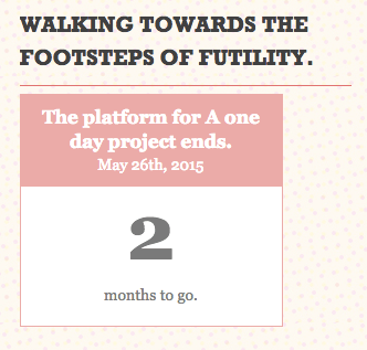 Setting the announcement for the ending of the AODP