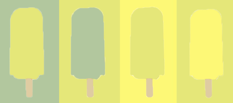 Seeing an image imagining another, making the new one.