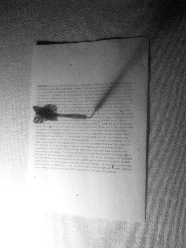 Attempting an image for the representation of an event